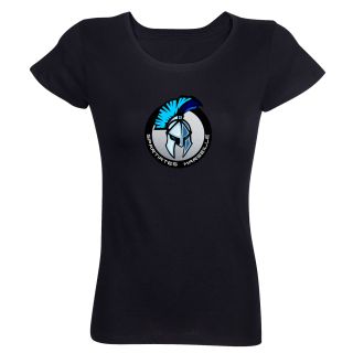 T-shirt Femme Ligue Magnus Noir Marseille Spartiates