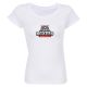T-shirt Femme Ligue Magnus Blanc Bordeaux Boxers