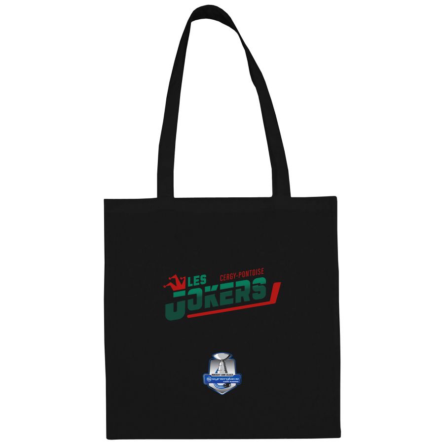 Sac Shopping Ligue Magnus Noir Cergy Jokers