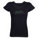 T-shirt Femme Ligue Magnus Noir Cergy Jokers
