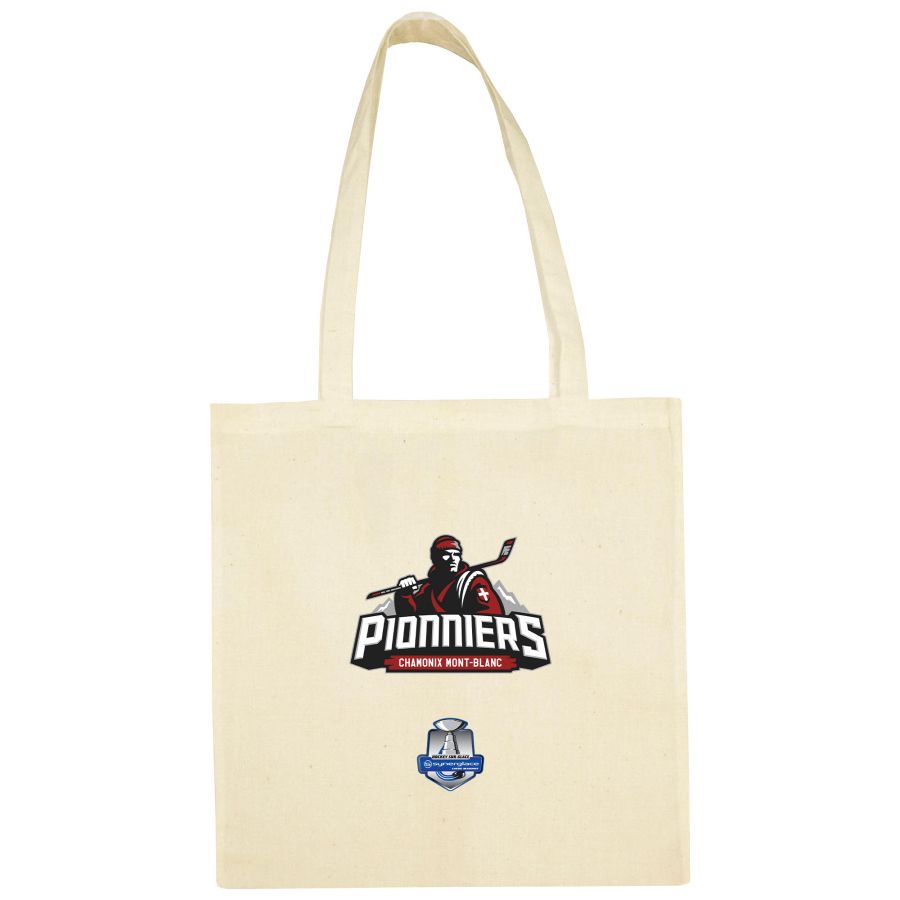 Sac Shopping Ligue Magnus Ecru Chamonix Pionniers