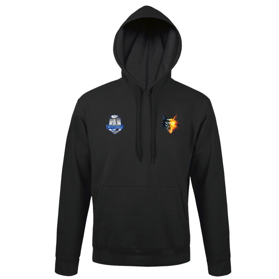 Sweat Unisexe Ligue Magnus Noir Grenoble Bruleurs de Loups