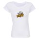 T-shirt Femme Ligue Magnus Blanc Rouen Dragons