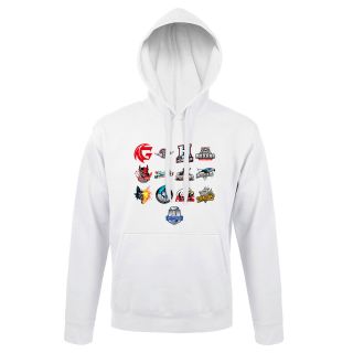 Sweat blanc logo équipe